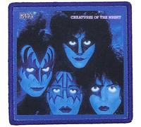 Kiss Patch Creatures Of The Night Album Cover Official Blue Printed Iron On Taglia unica