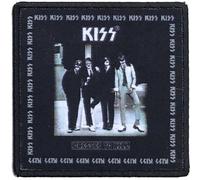 Kiss - Kiss Patch Dressed To Kill Band Logo Official Black Printed Iron On Taglia unica