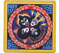 Kiss - Kiss Patch Rock and Roll Over Album Cover Band Logo Official Printed Iron On Einheitsgröße