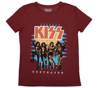 KISS Ladies T-Shirt: Destroyer 3D Logo (Large)