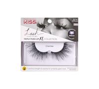 KISS Lash Couture Triple Push Up XL Collection False Eyelashes, 3D Volume in Extra Long Length with Triple Design Technology, Cruelty-Free and Reusable, Style 'Chemise', 1 Pair Fake Eyelashes