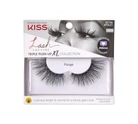 KISS Lash Couture Triple Push Up XL Collection False Eyelashes, 3D Volume in Extra Long Length with Triple Design Technology, Cruelty-Free and Reusable, Style 'Plunge', 1 Pair Fake Eyelashes
