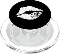 Kiss Lips and Skull Tattoo Inspired Sexy Pout Lip PopSockets PopGrip for MagSafe