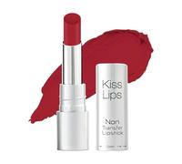 Kiss Lips Matte Lipstick - 11 On Fire Red | Smudge-Proof & Non-Transfer | Creamy Matte Long Stay Lipstick for Women | Bold Red Shade with High Pigment & Lightweight Formula