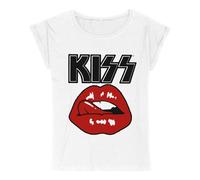 Kiss Lips T-Shirt white L