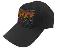 Kiss Logo Black Baseball Cap