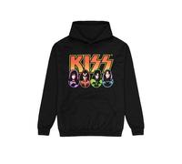 KISS - Logo, Faces & Icons - Hoodie - black - XL - 80% Cotton, 20% Polyester,Sweat XL