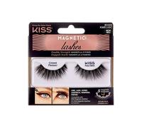 KISS Magnetic Lash Collection 1 Pair of False Eyelashes, Crowd Pleaser, Reusable Synthetic False Eyelashes With 5 Double Strength Magnets