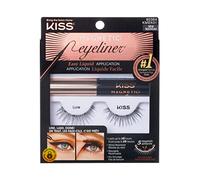 KISS Magnetic Lash Collection Eyeliner & Lash Kit 1 Pair of False Eyelashes and Magnetic Eyeliner, Lure, Reusable Synthetic False Eyelashes With 5 Double Strength Magnets