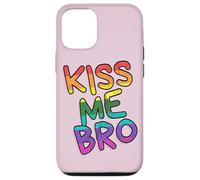 KISS ME BRO Gay Queer Rainbow Bi Lesbian Pride Outfit Case for iPhone 12/12 Pro