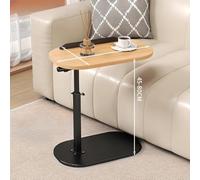 Kiss Me C Shaped Side Table, 360° Swivel Narrow End Table, Laptop Desk | 360° Swivel Design, Narrow Size, Suitable For Living Room, Bedroom, Balcony, Patio