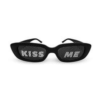 Kiss Me Glasses | Party Glasses | Fun Glasses | Atzen Glasses | Funny Glasses | Fun Glasses | Party Accessories for Parties, Clubs & Malle