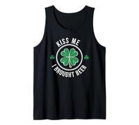 Kiss Me I Brought Beer Irish Shenanigans St Patricks Tank Top