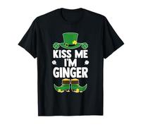 Kiss Me I’m Ginger Saint Patrick's Day Irish Gingerhead T-Shirt