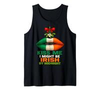 Kiss Me I Might Be Irish by Midnight - St. Patrick's Day Tank Top