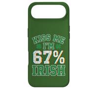 Kiss Me Im 67 Percent Irish Funny Patricks Day Case for iPhone Air