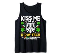 Kiss Me I'm an X-Ray Radiology Tech or Irish St Patricks Day Tank Top