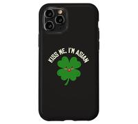 Kiss Me I'm Asian American Funny St. Patrick's Day Asians Case for iPhone 11 Pro