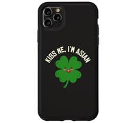Kiss Me I'm Asian American Funny St. Patrick's Day Asians Case for iPhone 11 Pro Max