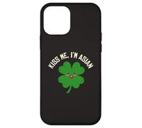 Kiss Me I'm Asian American Funny St. Patrick's Day Asians Case for iPhone 12 mini