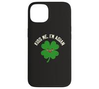 Kiss Me I'm Asian American Funny St. Patrick's Day Asians Case for iPhone 13