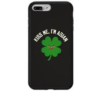Kiss Me I'm Asian American Funny St. Patrick's Day Asians Case for iPhone 7 Plus/8 Plus