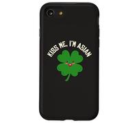 Kiss Me I'm Asian American Funny St. Patrick's Day Asians Case for iPhone SE (2020) / 7/8