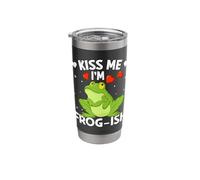 Kiss Me Im Frogish Stainless Steel Insulated Tumbler