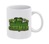 Kiss Me I'm German Shamrock Mugs 11 Oz (325 ml) Ceramic Coffee Mug