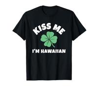 Kiss Me I'm Hawaiian St. Patrick's Day Funny Irish Hawaii T-Shirt