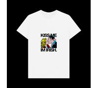 Kiss Me I'm Irish Kelly White T-Shirt apoh White S