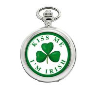 Kiss Me, I'm Irish Pocket Watch
