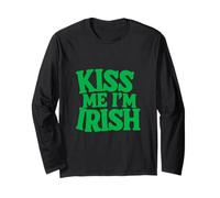 Kiss Me I'm Irish St Patrick's Day Long Sleeve T-Shirt