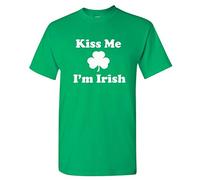 Kiss Me I'm Irish T Shirt Green XXL