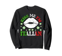 Kiss me I'm Italian Funny Italian St Patrick's Day Sweatshirt