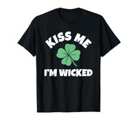 Kiss Me I'm Wicked St. Patrick's Day Funny Irish T-Shirt