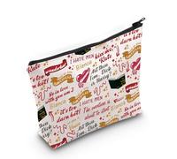 Kiss Me Kate Musical Gift Kiss Me Kate Musical Theater Quotes Makeup Zipper Pouch for Actor Actress (kiss me Bag)