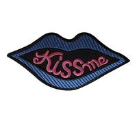 Kiss Me Patch Iron Sew On Jacket Jeans T Shirt Hat Embroidered Badge Embroidery