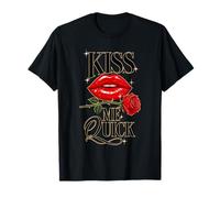 Kiss Me Quick Lips Rose T-Shirt