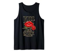 Kiss Me Quick Lips Rose Tank Top