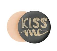 kiss me quote handwrite Air Cushion Makeup Foundation Sponge Powder Puff