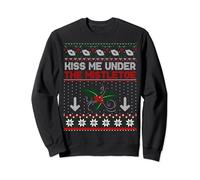 Kiss Me Under The Mistletoe Christmas Ugly Sweater Sweatshirt
