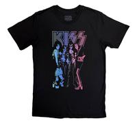 KISS Men's Band T-Shirt in Black | Size: Small Kiss Black S