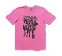KISS Men's Dressed To Kill T-Shirt in Pink | Size: 2XL Kiss Pink 2XL