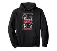 KISS - Merry KISSmas Pullover Hoodie, Adult Unisex, Black, XX-Large