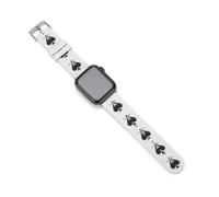 Kiss My Ace Poker Card Spades Watch Bands Silicone Print Watch Straps | Replacement Watch Strap,Wristbands Compatible for iWatch