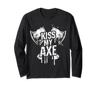 KISS My Axe Lumberjack Axe Long Sleeve T-Shirt