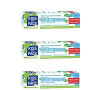 Kiss My Face Gel Teeth Whitening Fluoride Free Toothpaste, 4.5 Ounce, 3 Count