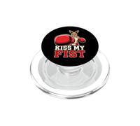 Kiss My Fist Angry Kangaroo Fighter Punch Knockout Boxing PopSockets PopGrip for MagSafe