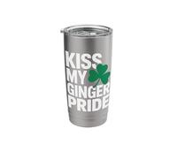 Kiss My Ginger Pride Funny Irish St Patricks Stainless Steel Insulated Tumbler